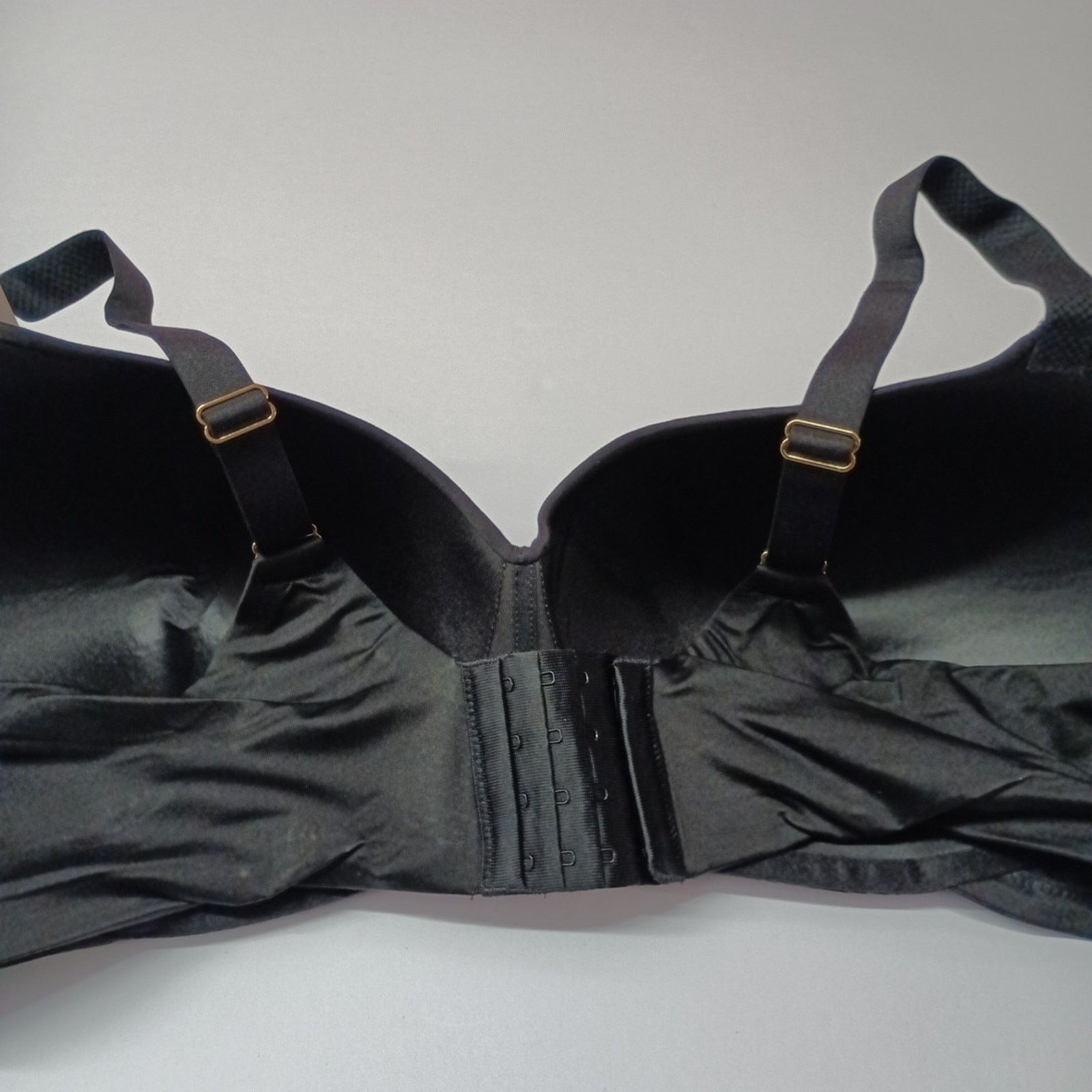 Other Joyspun Plus Wirefree Bra Womens Size 44D Black Smooth Wings Size ONE SIZE - 4 Thumbnail