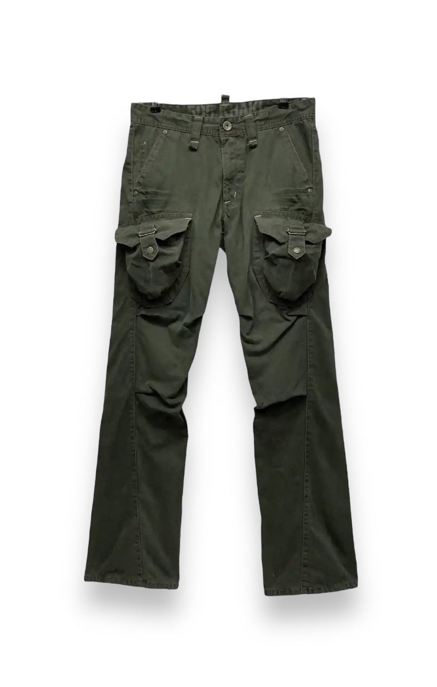 Edwin 🔥DOPE🔥KHAKI 3D Pocket Bush Cargo Pants Travis Scott Style Size US 31 - 2 Thumbnail