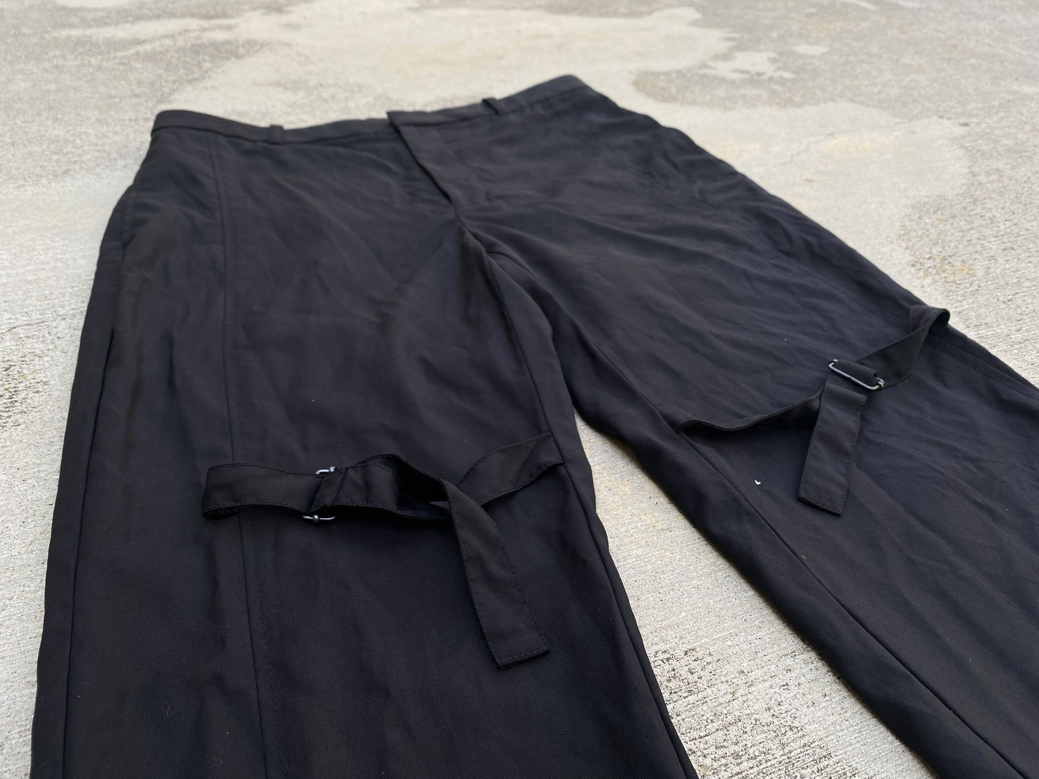 Helmut Lang Helmut lang inspired Philip Lim Bondage Strap Pants Black 32 Size US 32 / EU 48 - 2 Thumbnail