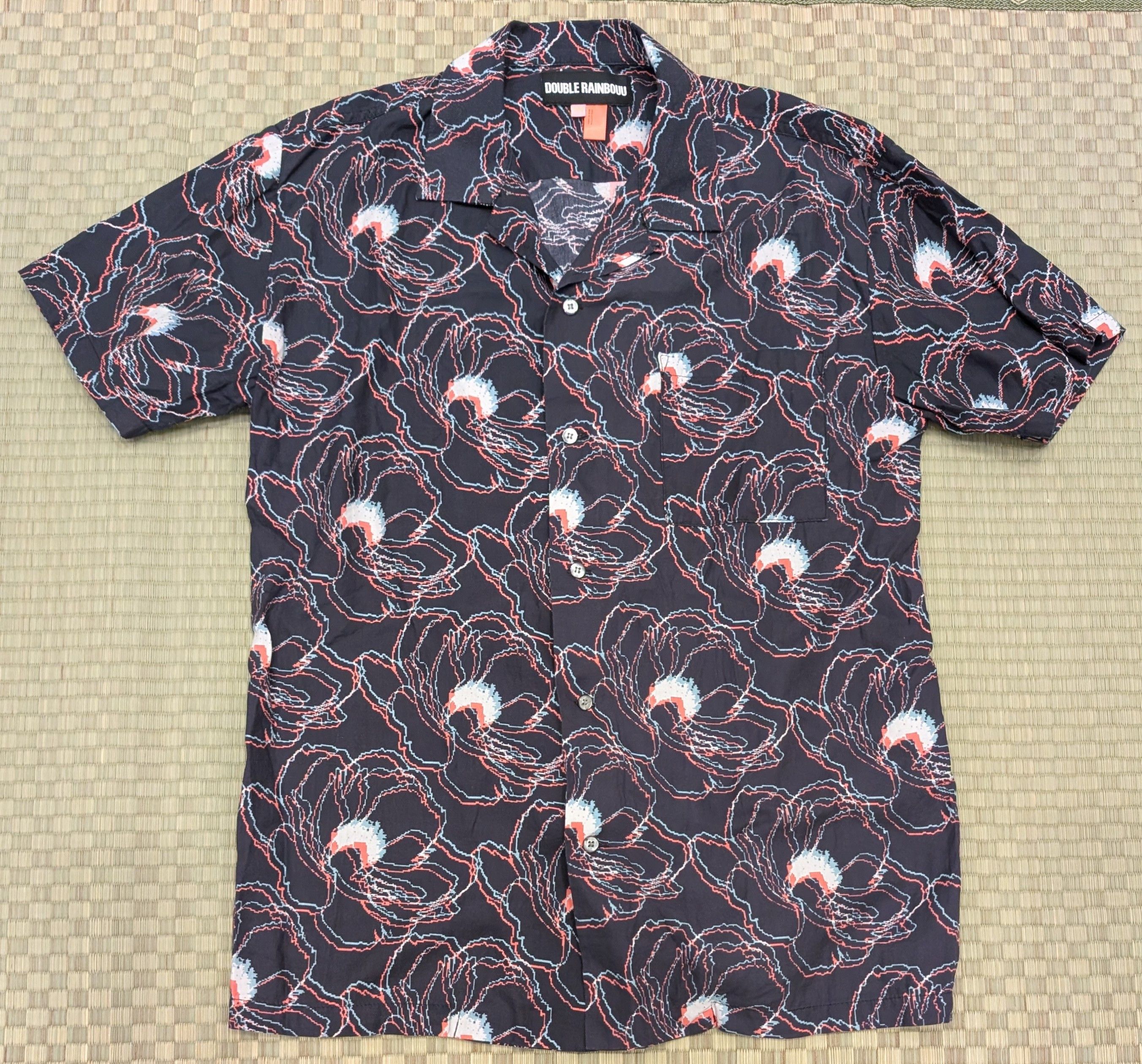 Double Rainbouu RARE Double Rainbouu 3D Effect Print Hawaiian Shirt Size US XS / EU 42 / 0 - 1 Thumbnail
