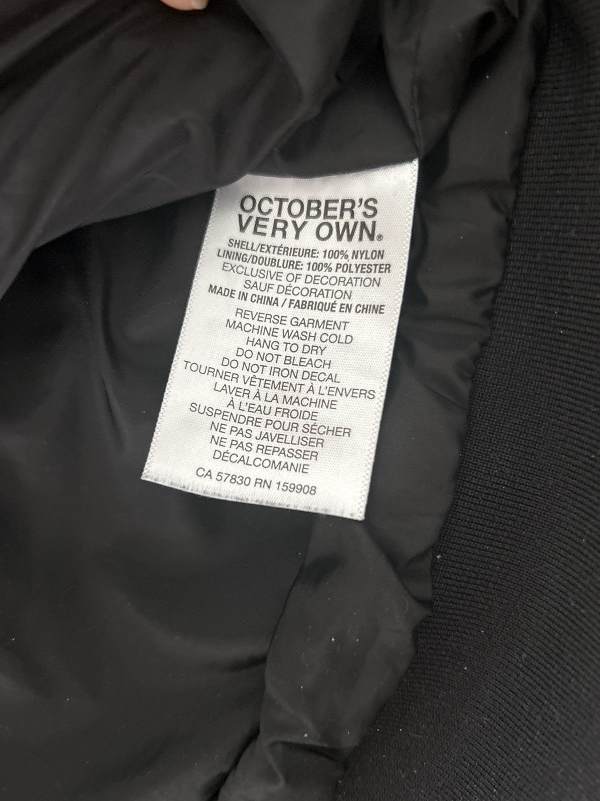 October's Very Own OVO black&white Parka Size US M / EU 48-50 / 2 - 3 Thumbnail