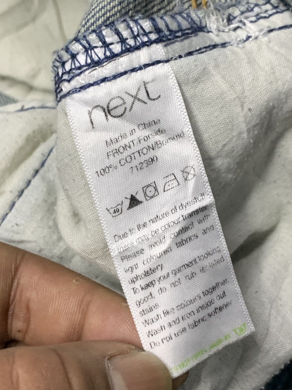 If Six Was Nine Distressed double knee NEXT JEAN Size US 34 / EU 50 - 15 Thumbnail
