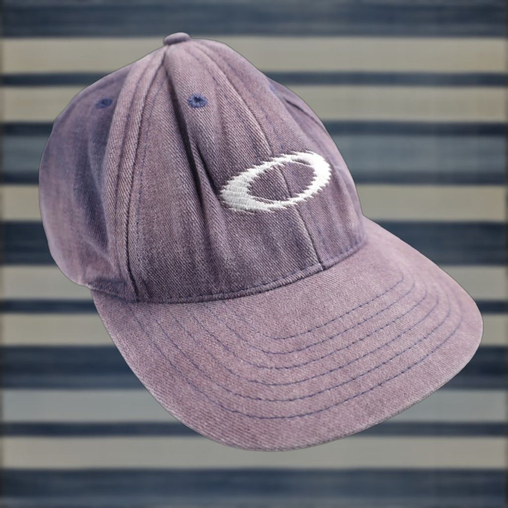 Oakley VINTAGE Oakley Software Snapback Hat Baseball Cap One Size Purple Mens Size ONE SIZE - 1 Thumbnail