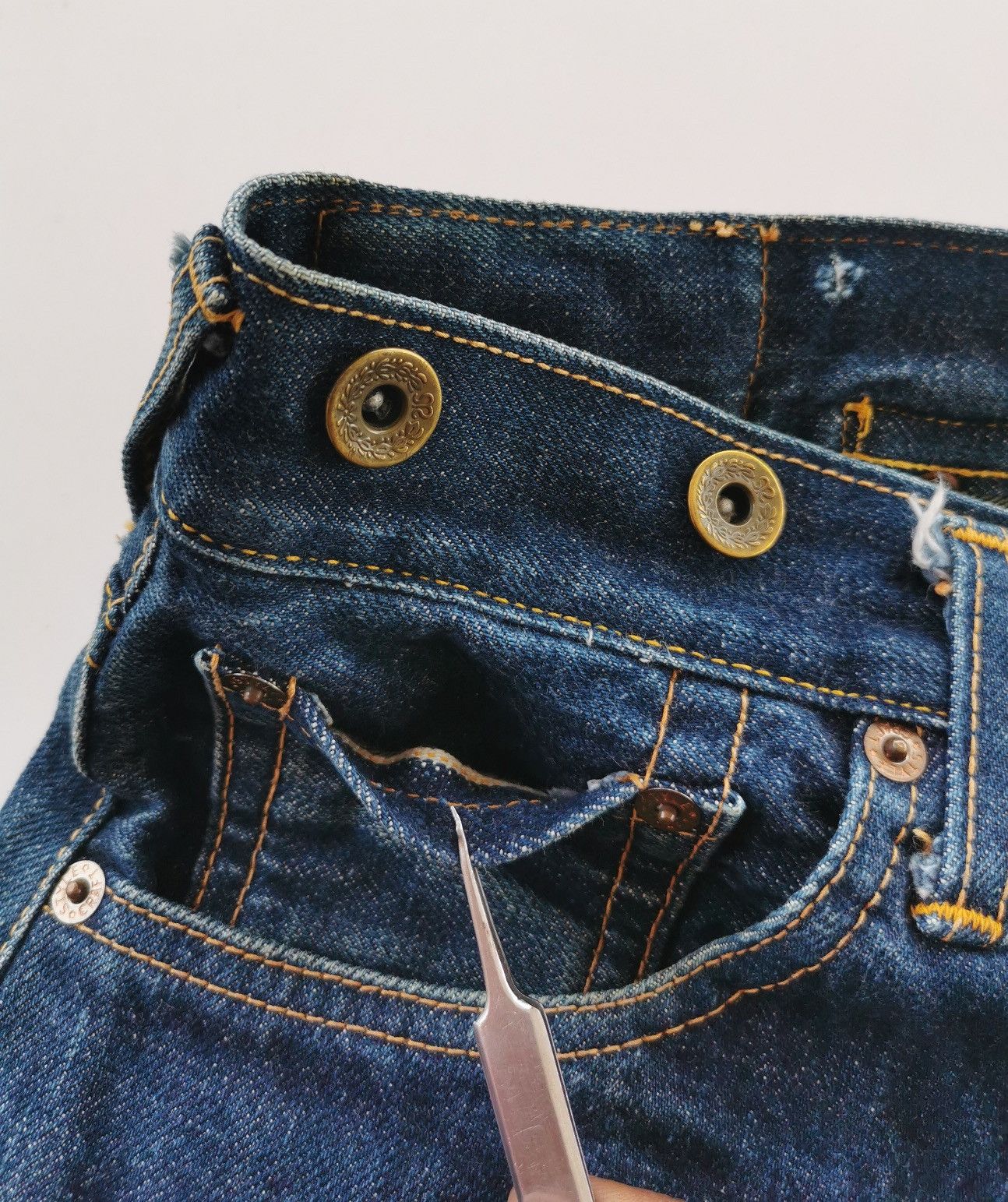 Evisu Vintage Evis Jeans Selvedge Size US 28 / EU 44 - 8 Thumbnail