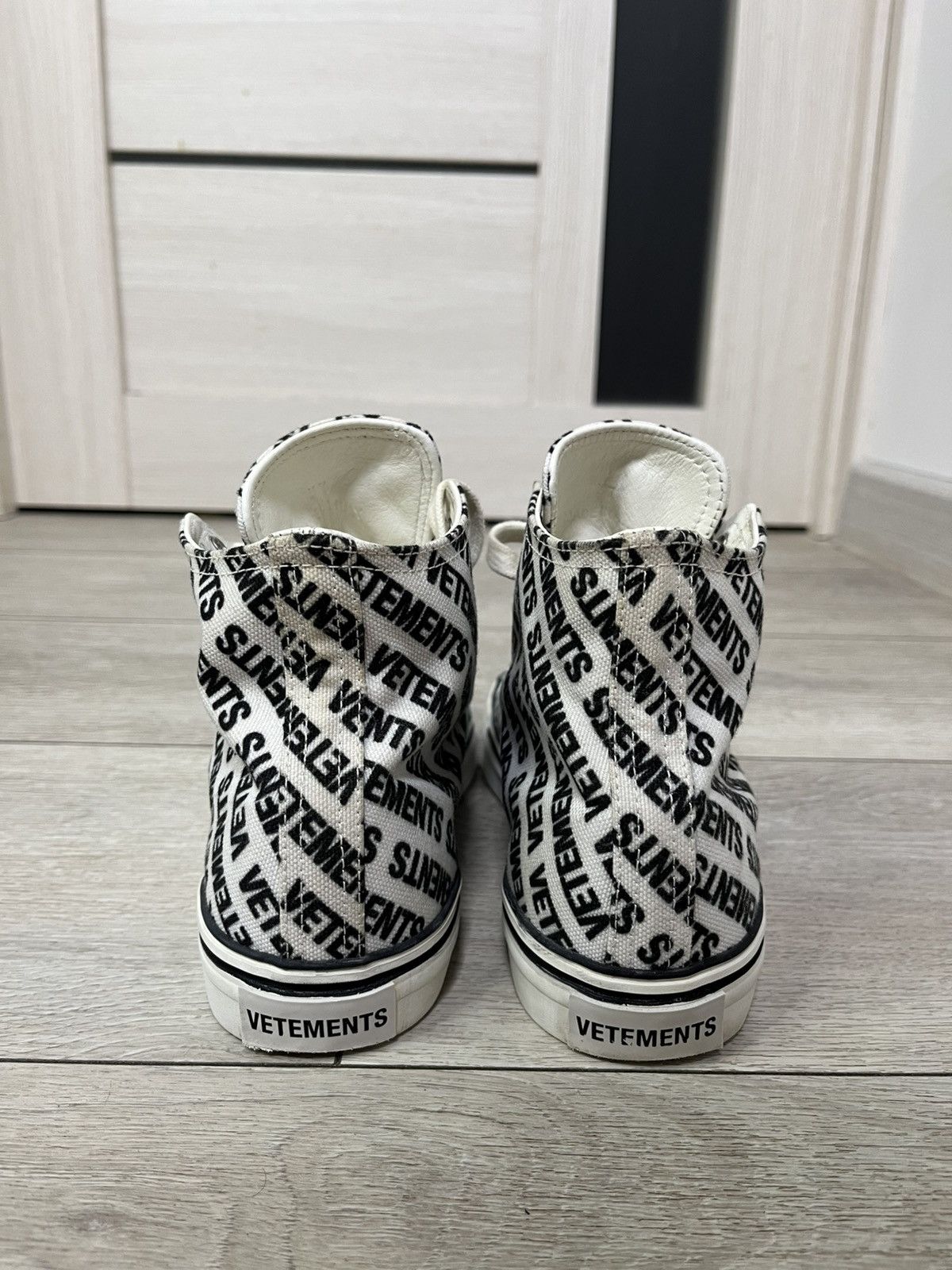 Vetements Vetements Monogram All Print High Top Sneakers Size US 7 / IT 37 - 6 Thumbnail