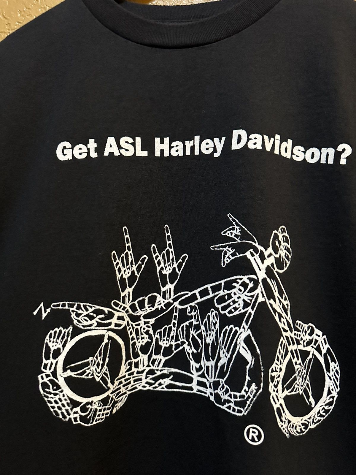 Harley Davidson vintage Harley Davidson Sign Language tee Size US L / EU 52-54 / 3 - 3 Thumbnail