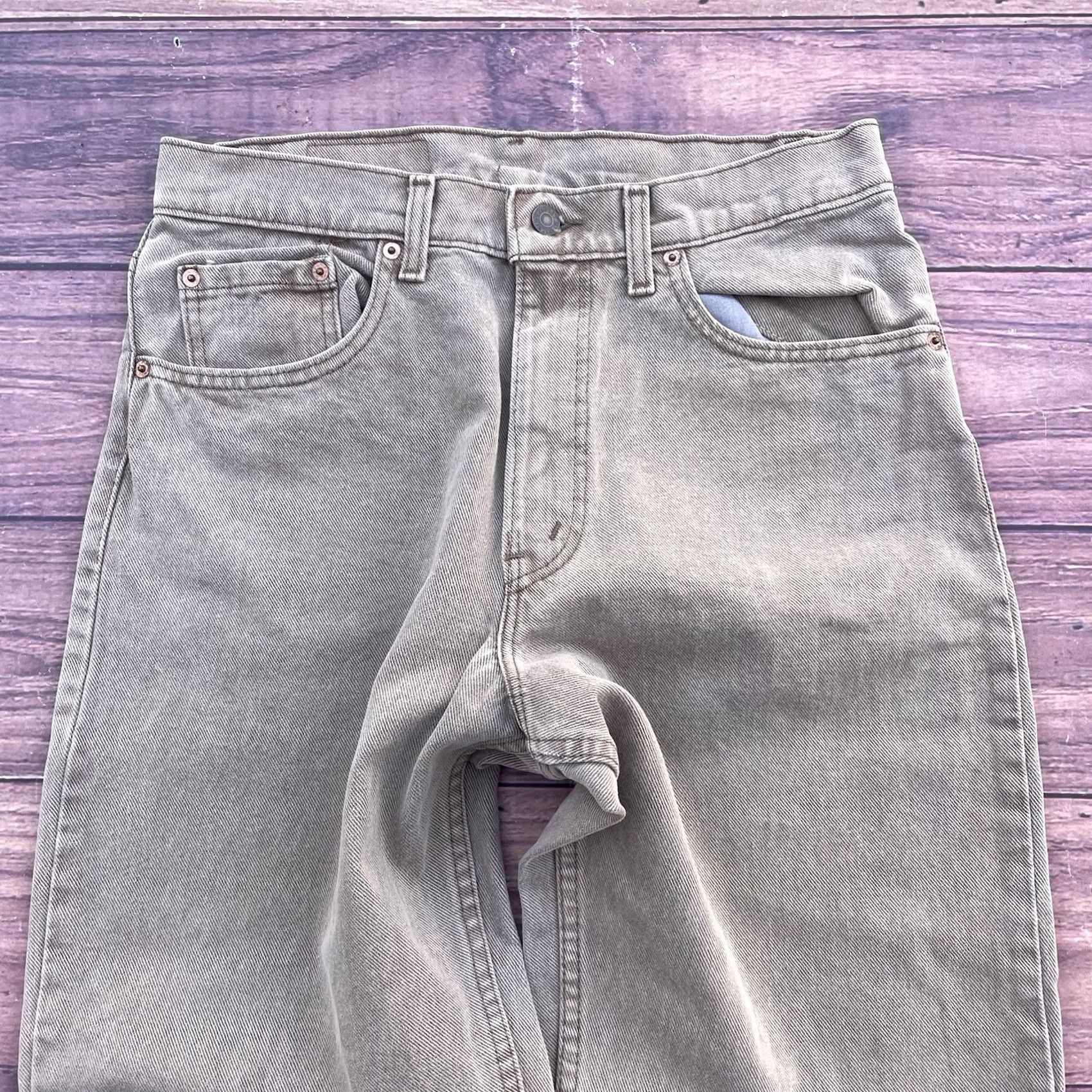 Levi's VINTAGE Levi's 550 Jeans Mens 32 USA Made 90s Medium Wash Straight Brown Denim Size US 32 / EU 48 - 7 Thumbnail