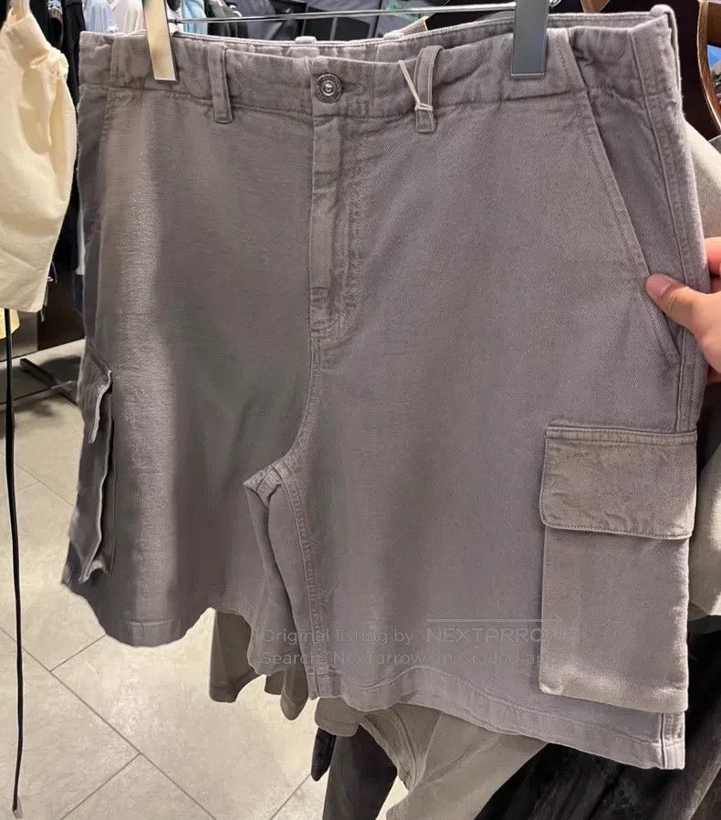 Our Legacy Our Legacy Loose Cargo Shorts/Mid-Length Pants, Gravel Col Size US 32 / EU 48 - 8 Thumbnail