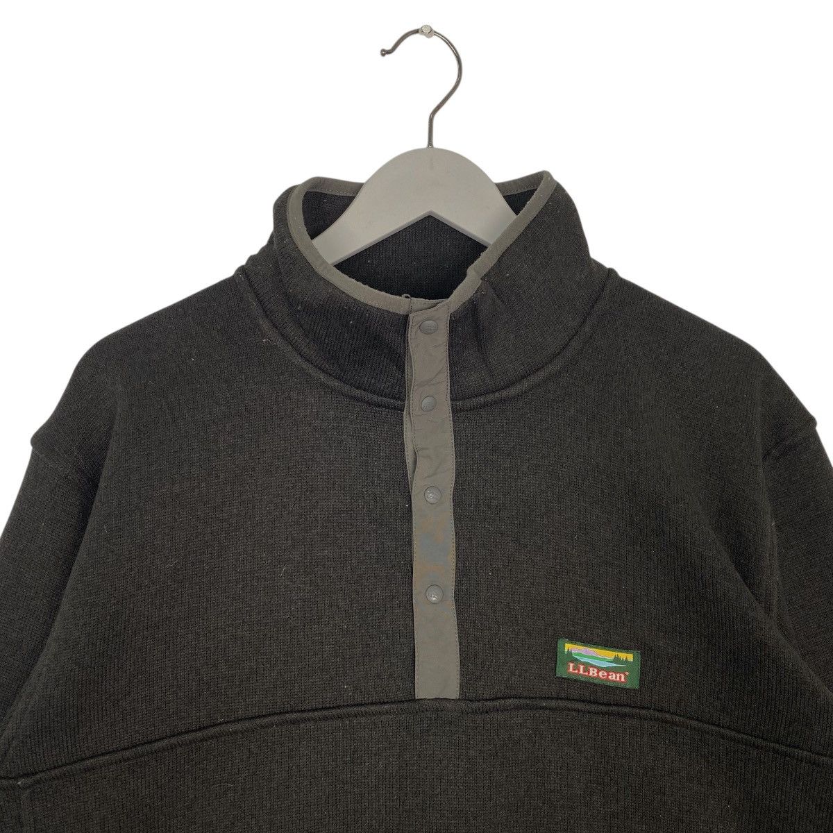 Vintage Vintage LL Bean Half Zip Sweater Dark Brown Pullover Size XL Size US XL / EU 56 / 4 - 4 Thumbnail
