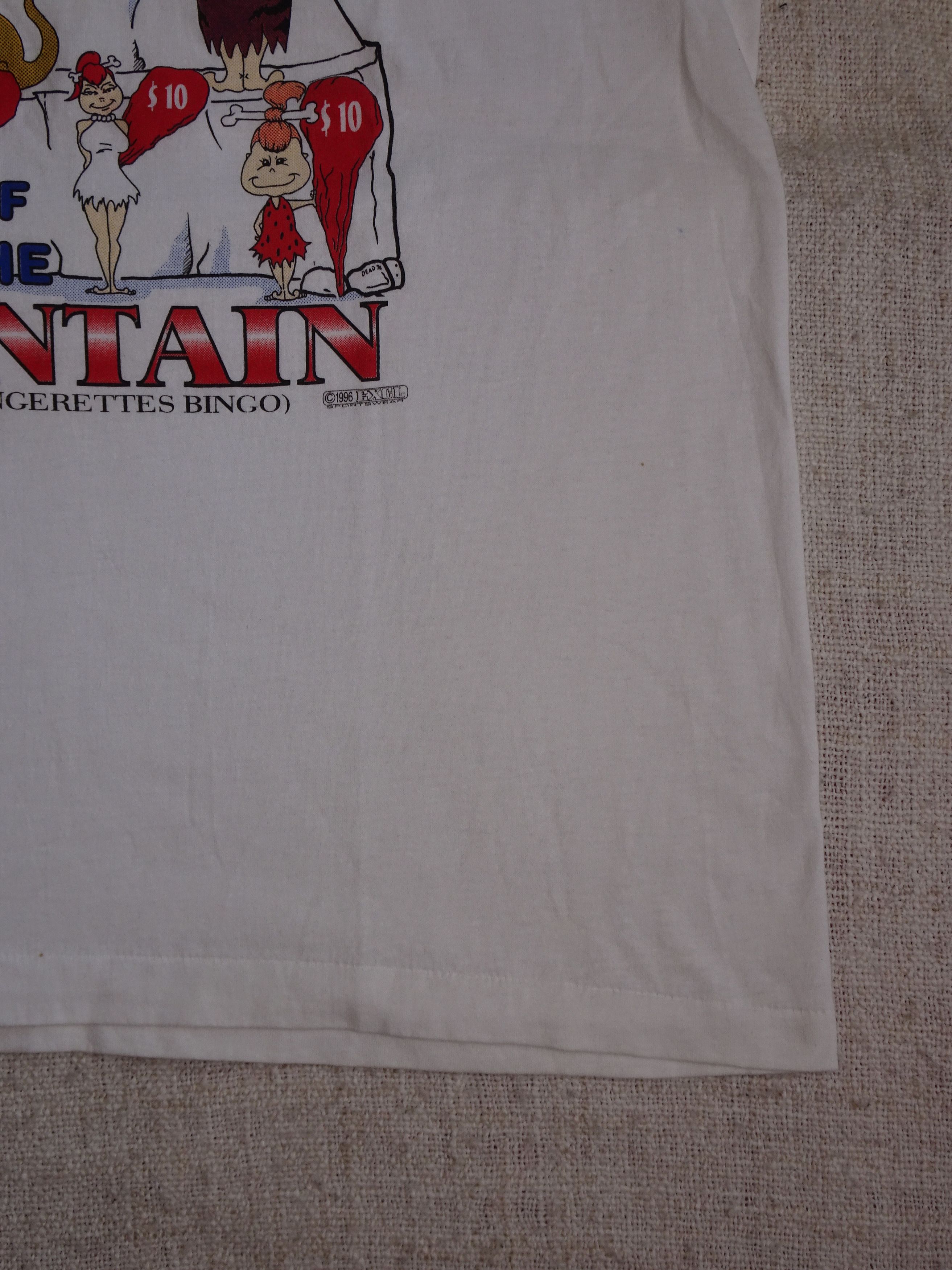 Fruit Of The Loom Vtg 90s Single Stitch King of the Mountain Graphic Tee Size US XL / EU 56 / 4 - 4 Thumbnail
