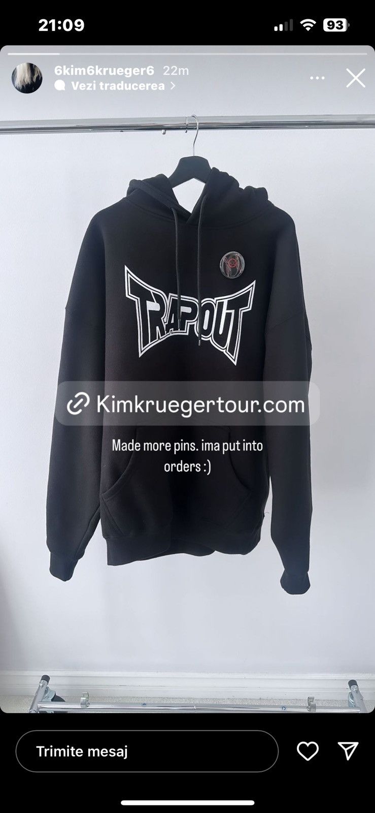 Destroy Lonely × Kim Krueger kim krueger trapout tee Size US M / EU 48-50 / 2 - 6 Thumbnail
