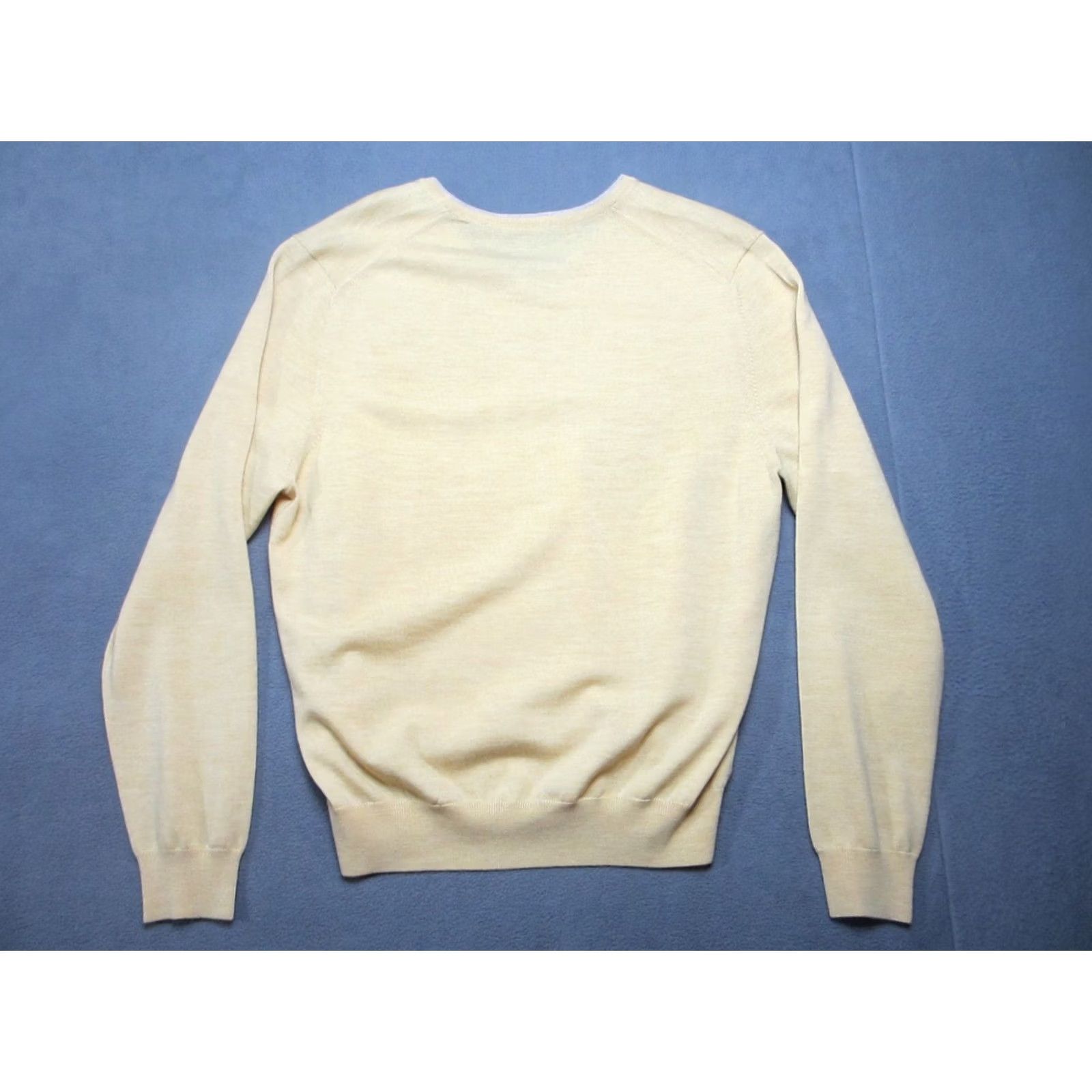 Sunflower Aristo Eighteen Sweater Mens Medium Yellow Sunflower Melange Merino Wool Perth V-Neck New Size US M / EU 48-50 / 2 - 6 Thumbnail