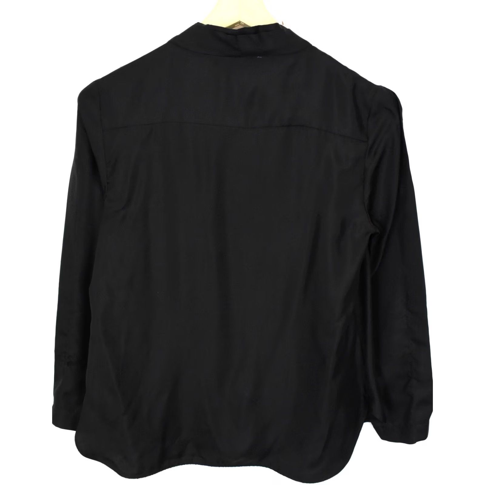Sandro SANDRO Lanna Blouse Womens Black SMALL Button Top - Lithuania Size S / US 4 / IT 40 - 2 Thumbnail
