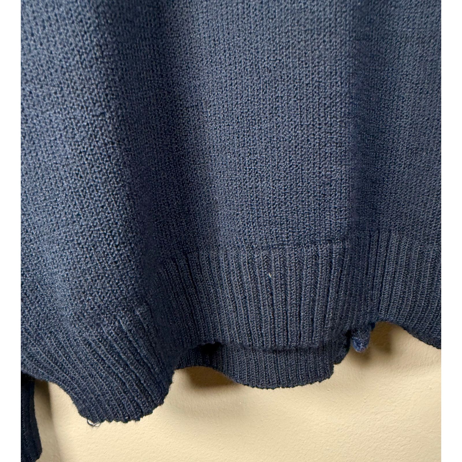 Designer Vintage Giuly & Paul Suede & Merino Cardigan-Italy size 46/M Size US M / EU 48-50 / 2 - 5 Thumbnail