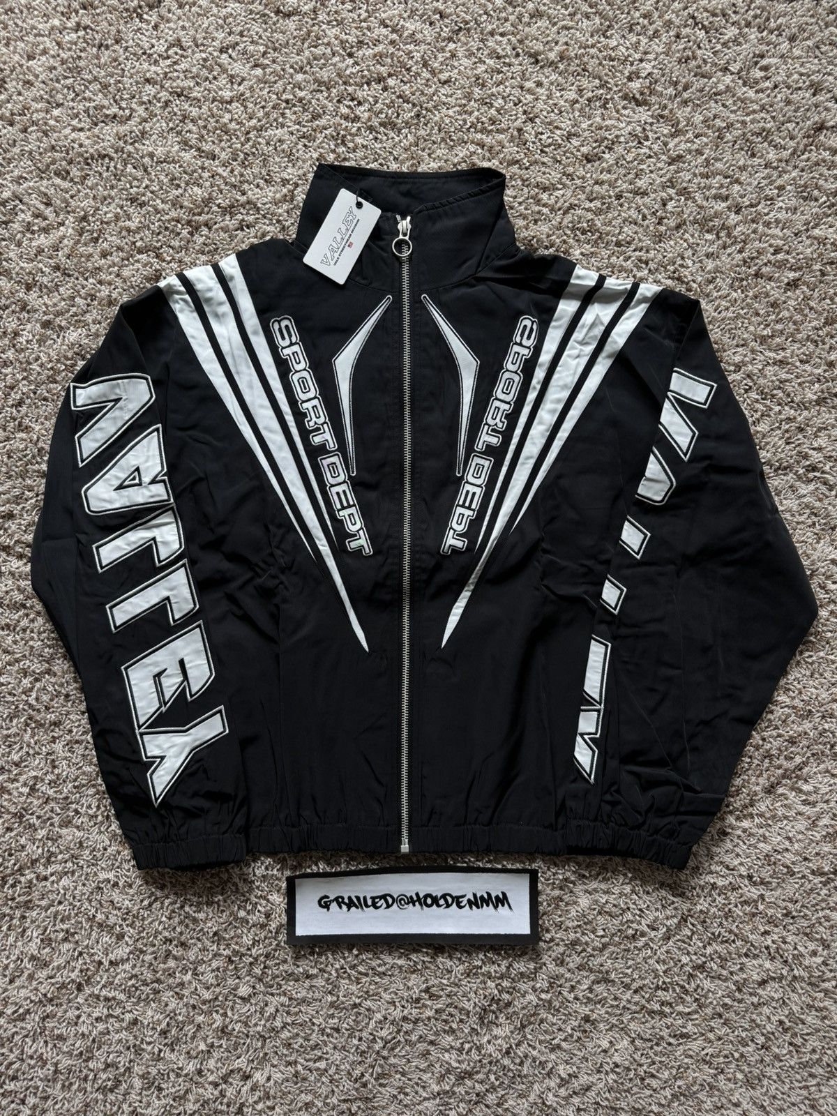 Vale VALE FOREVER “PARANOIA” Studded Work Jacket XL Rare | Grailed