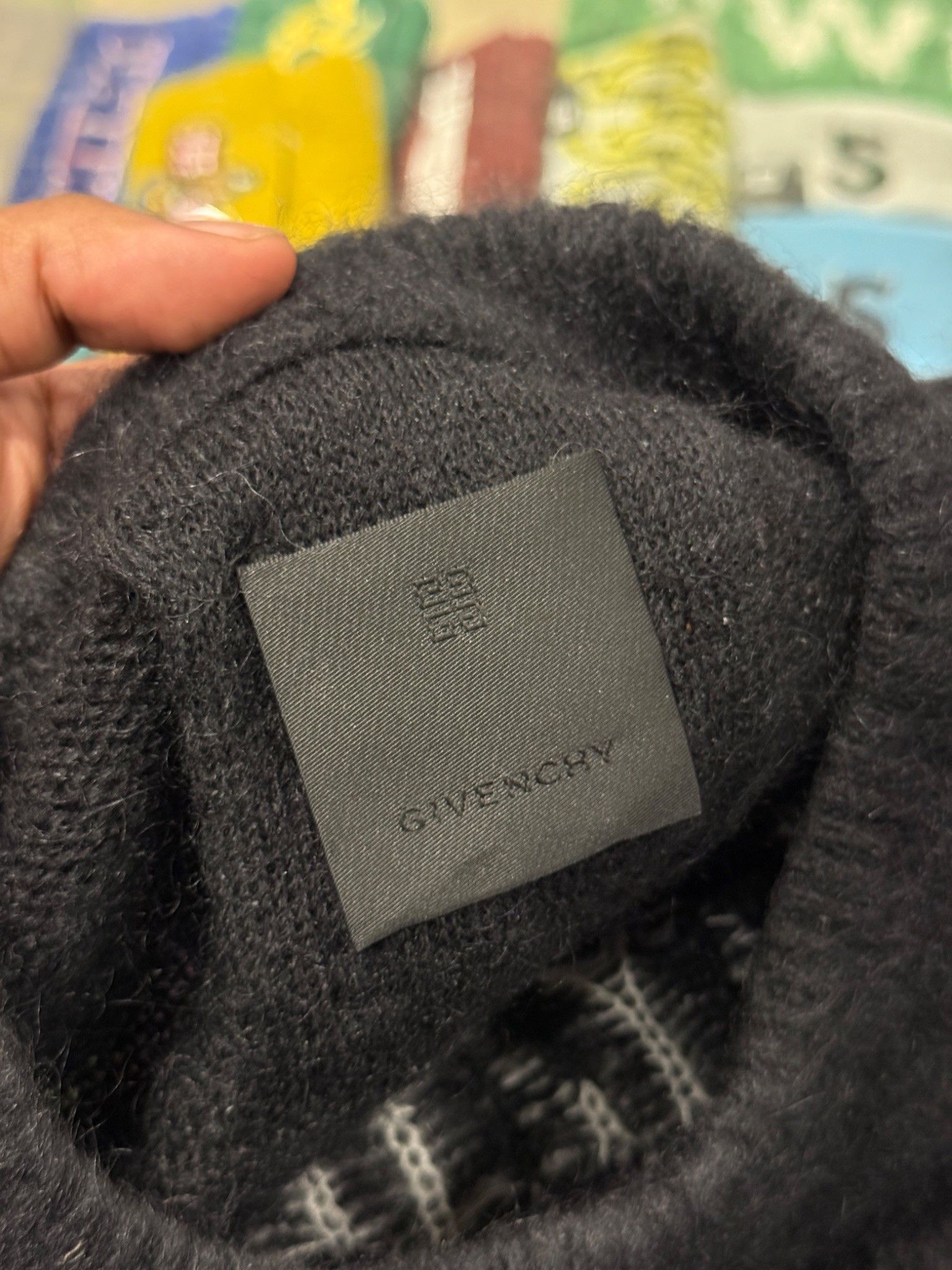 Givenchy Givenchy Mohair and Wool Intarsia Sweater Size US XL / EU 56 / 4 - 4 Thumbnail