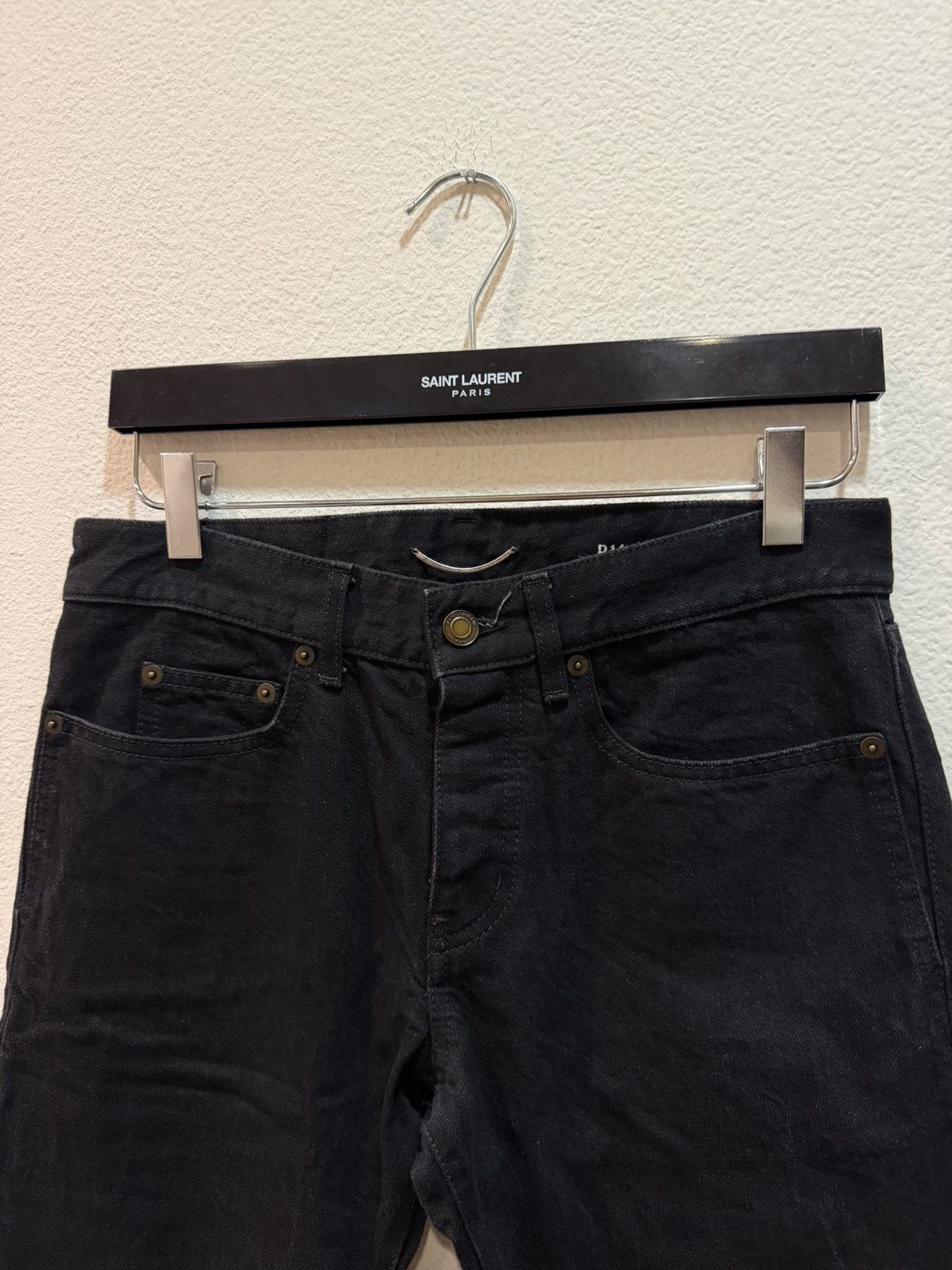 Saint Laurent Paris Sample D14 Slim Denim Jeans 29 Size US 30 / EU 46 - 2 Thumbnail
