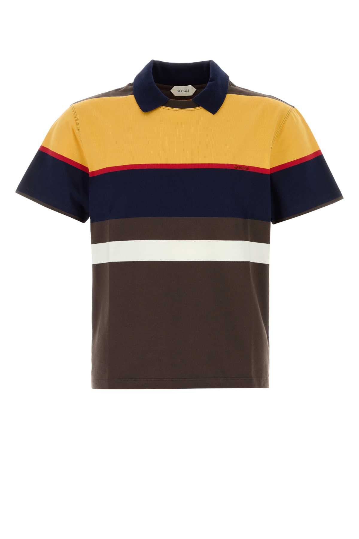 Versace Multicolor Cotton T-Shirt Size US XL / EU 56 / 4 - 1 Thumbnail