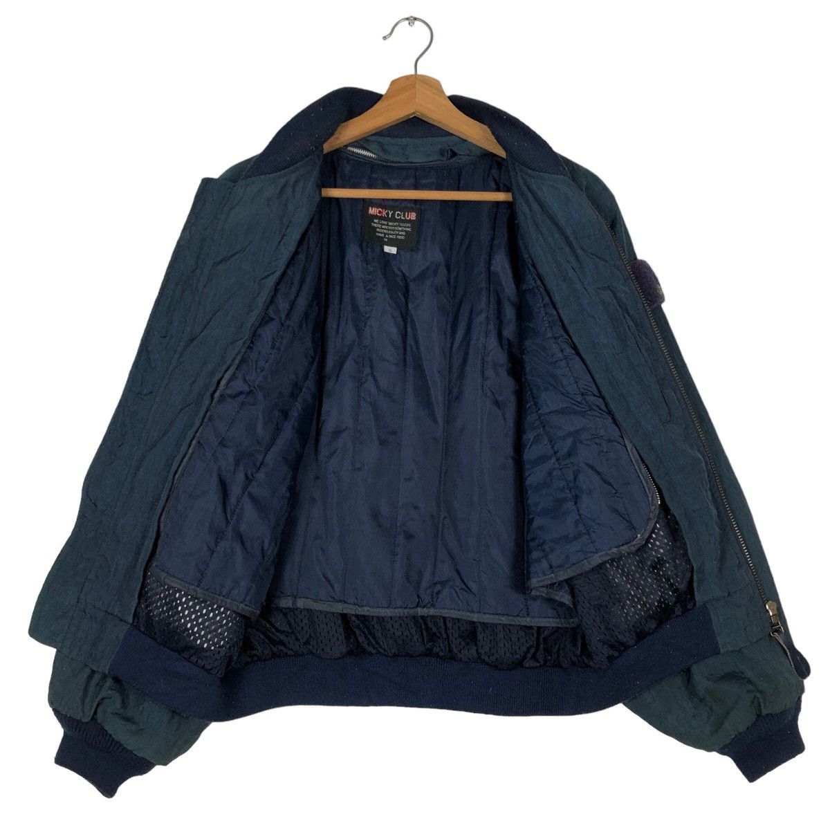 Japanese Brand 🔥Vintage Bomber Jacket Micky Club Riot Riot Design Size US S / EU 44-46 / 1 - 10 Thumbnail