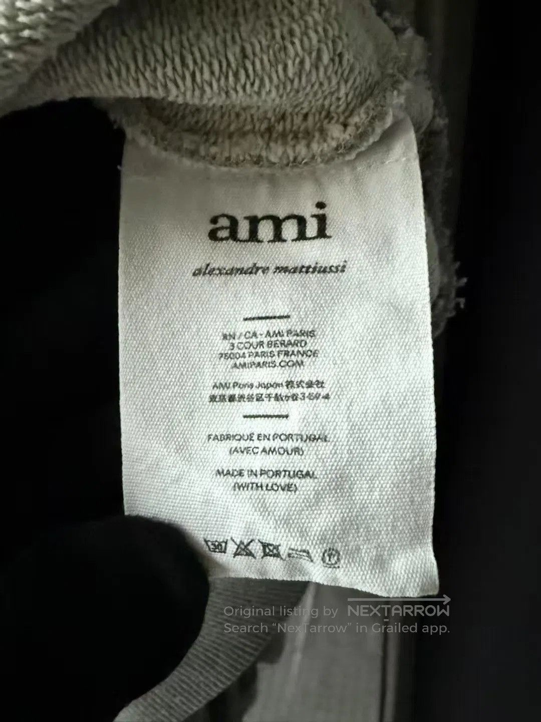AMI Ami Chest Embroidered Logo Sweatshirt. Size US XL / EU 56 / 4 - 5 Thumbnail