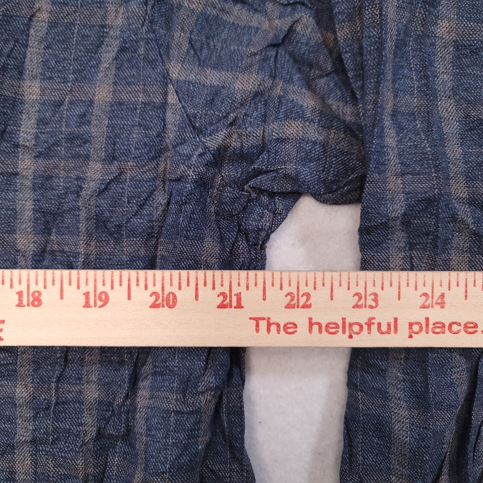 Geoffrey Beene Geofferey Beene Tartan Flannel Shirt Mens Size Large L Blue Size US L / EU 52-54 / 3 - 8 Thumbnail