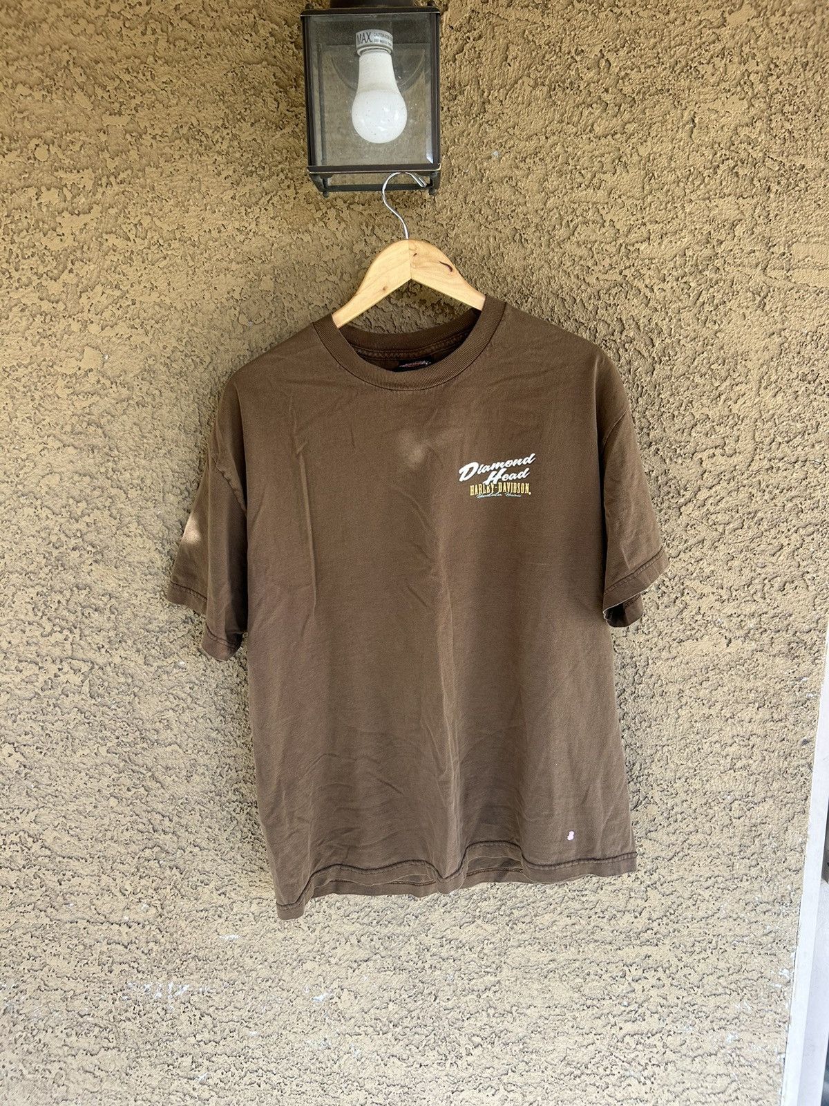 Harley Davidson × Vintage Brown Harley Davidson Diamond Head tee Size US L / EU 52-54 / 3 - 4 Thumbnail