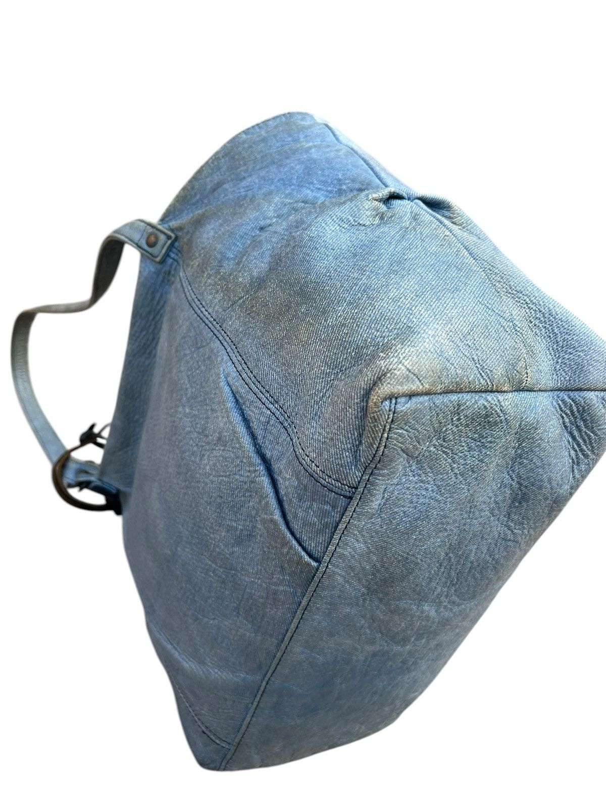 Leather DECADE Japan Distress Dirty Patina Leather Bag Tote Size ONE SIZE - 14 Thumbnail