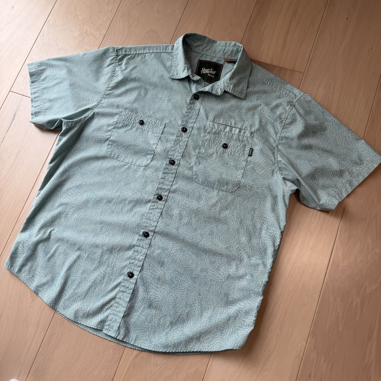Howler Brothers Howler Bros Aransas Shirt Large Light Green Western Cowboy Size US L / EU 52-54 / 3 - 7 Thumbnail