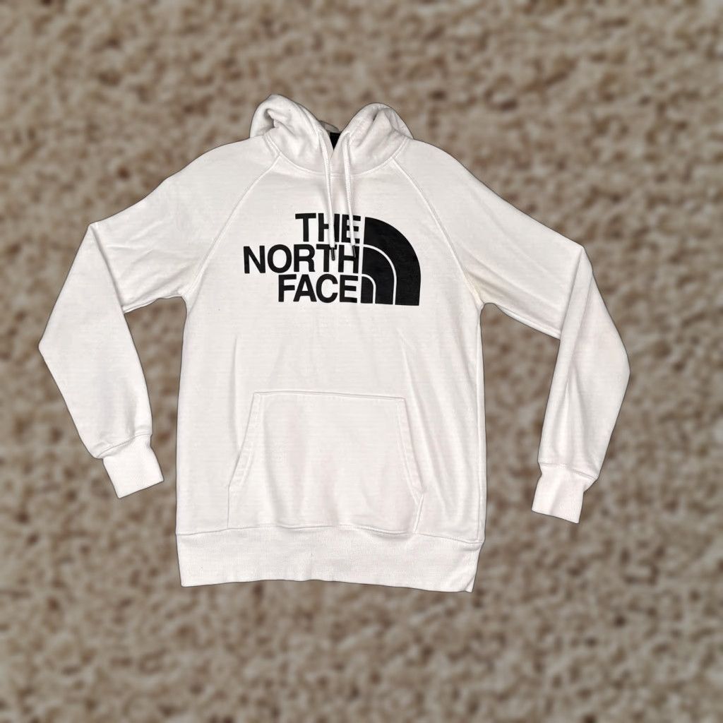 The North Face The North Face Hoodie Womens XS White Logo Pullover Sweatshirt Fleece Top Size XS / US 0-2 / IT 36-38 - 1 Thumbnail