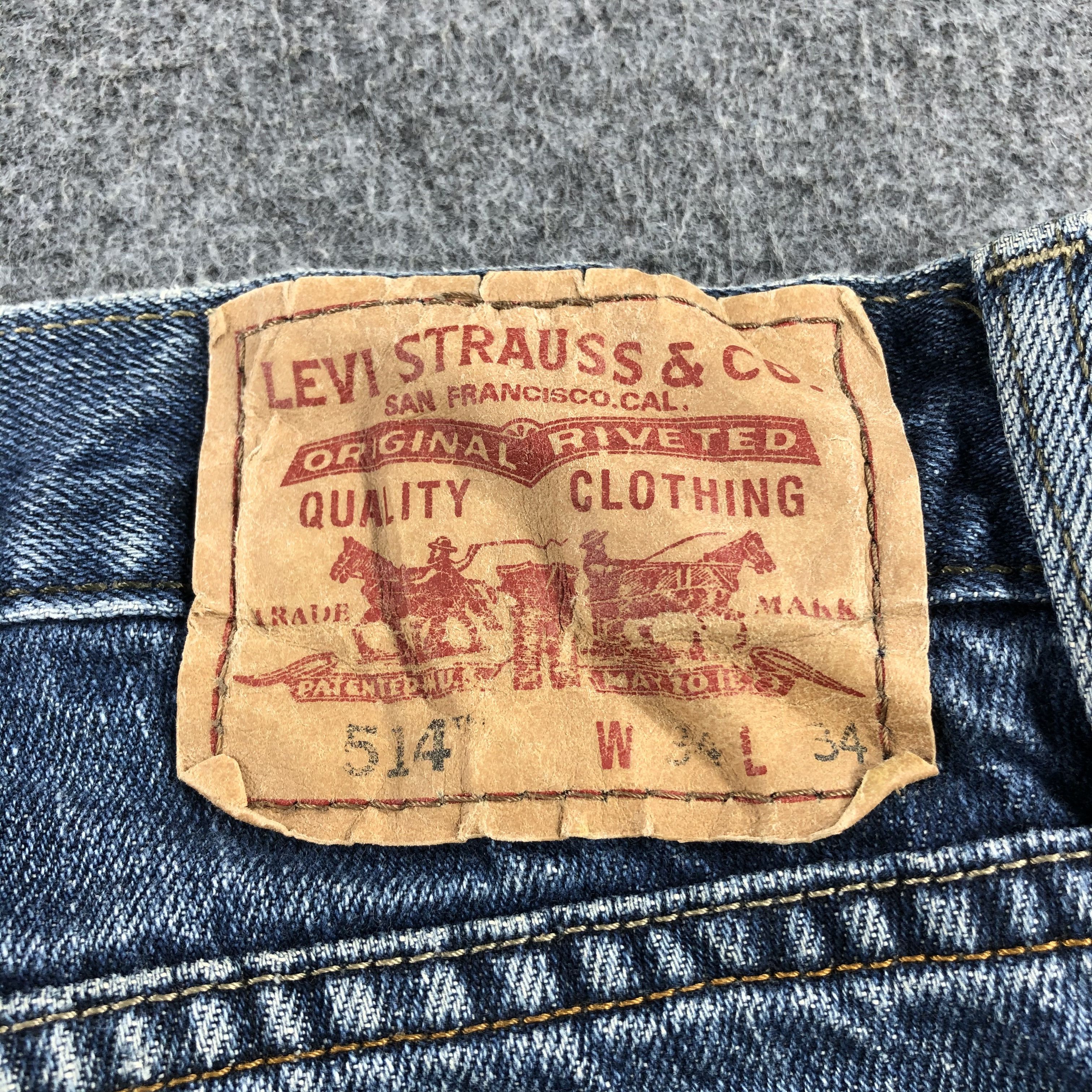 Levi's Vintage Blue Wash Levis 514 Jeans-J2123 Size US 34 / EU 50 - 5 Thumbnail