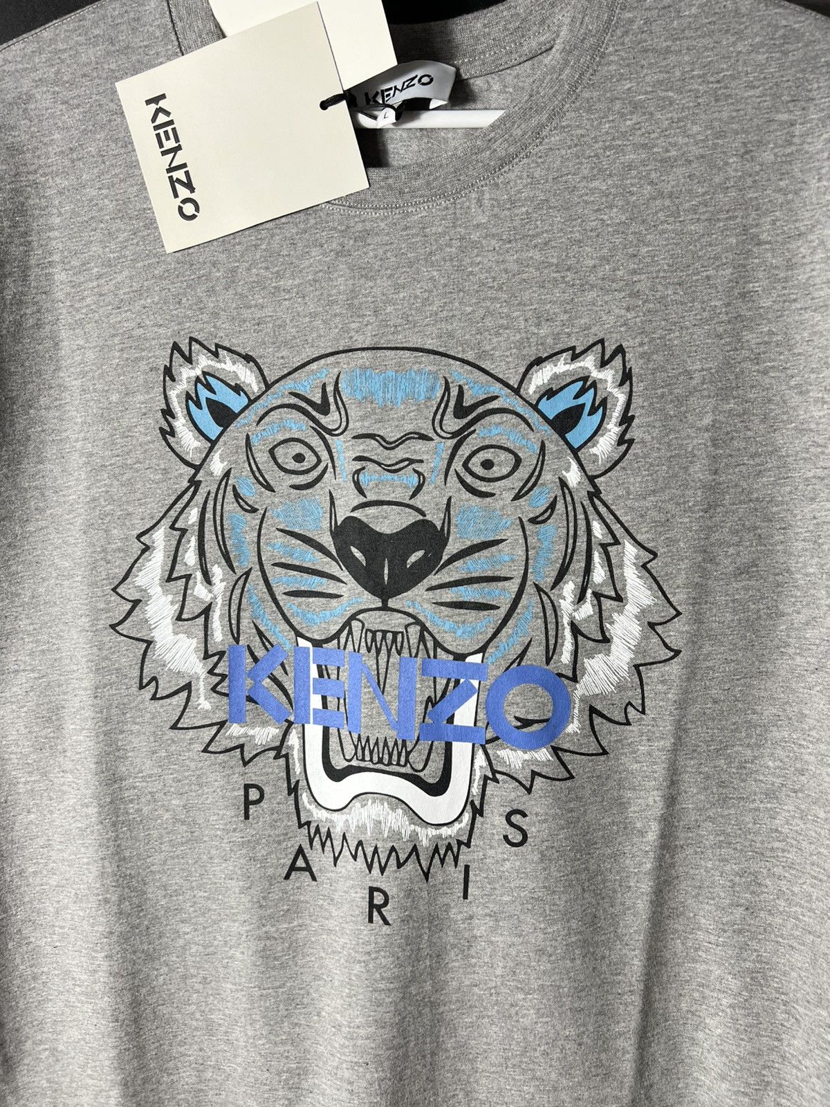 Kenzo Kenzo Tiger Logo T-Shirt Grey – Size M – New with Tags Size US M / EU 48-50 / 2 - 5 Thumbnail