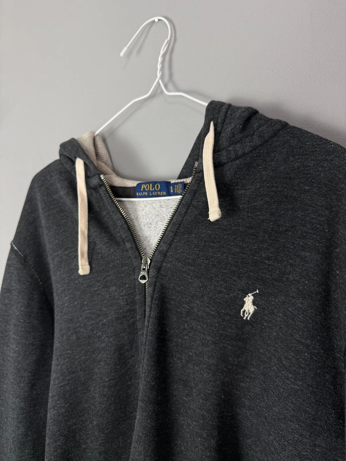 Polo Ralph Lauren Polo Ralph Lauren Zip Up Thermal Hoodie Minimal Athleisure Size US XL / EU 56 / 4 - 3 Thumbnail