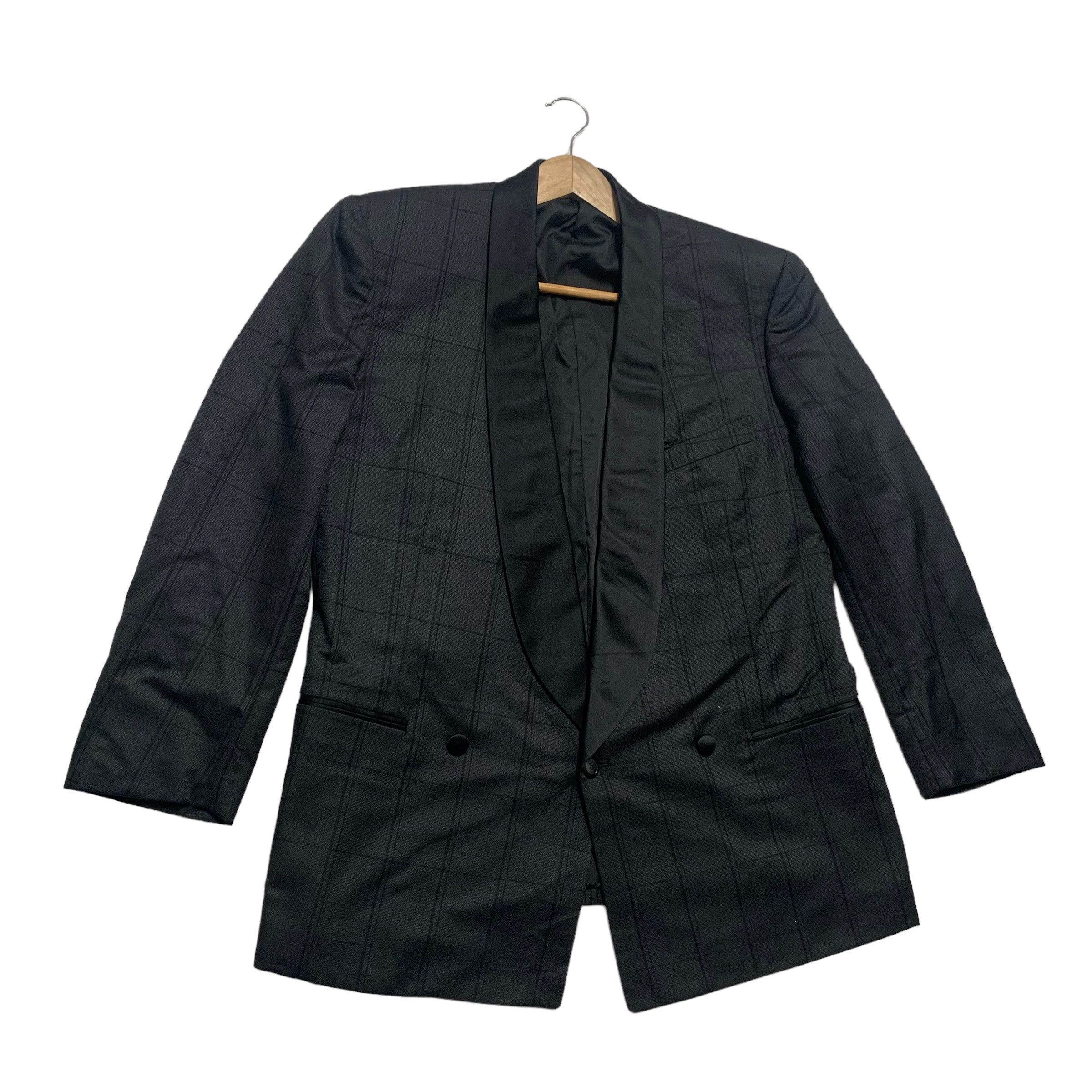 Yves Saint Laurent Yves Saint Laurent Plaid Blazer Jacket Size US L / EU 52-54 / 3 - 2 Thumbnail