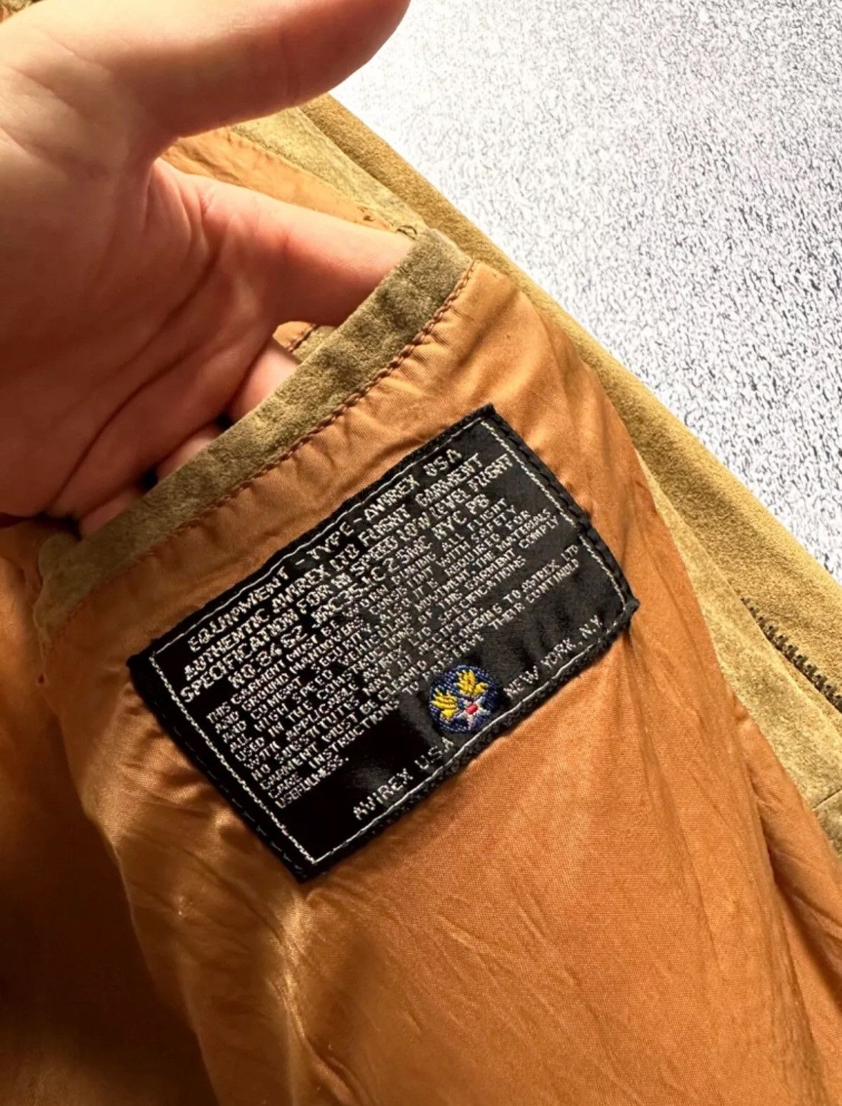 Avirex Vintage Avirex 1980’s Suede Jacket USA WW2 style Size US XL / EU 56 / 4 - 7 Thumbnail