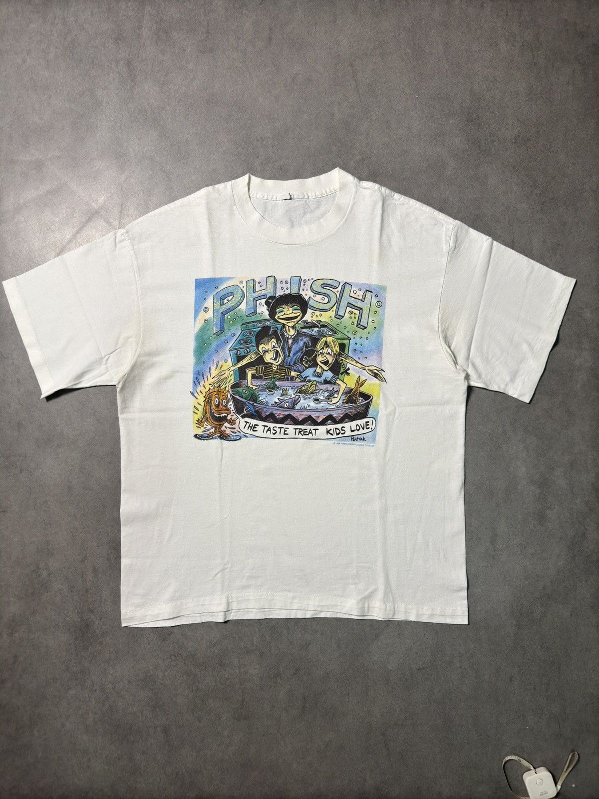 Band Tees × Vintage Vintage PHISH 1993's Tour tee artwork by