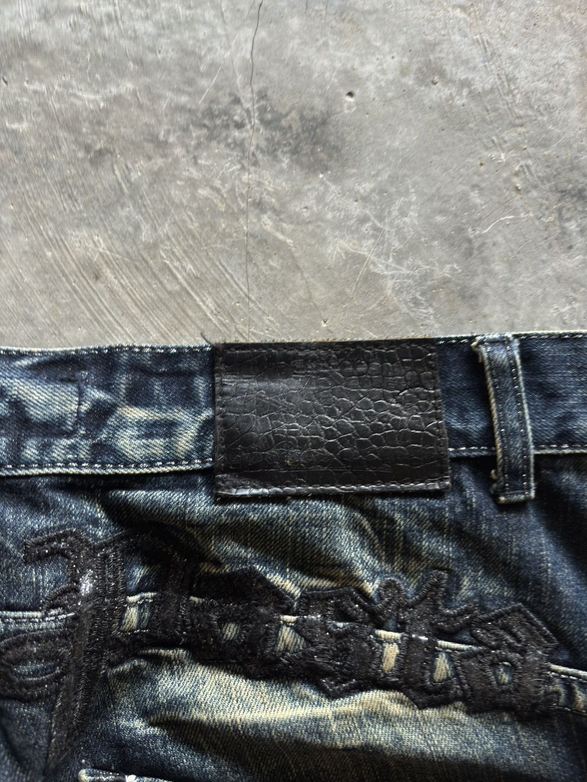 Hysteric Glamour PASTA DENIM rusty mud fade wash distressed japanese punk Size US 35 - 16 Thumbnail