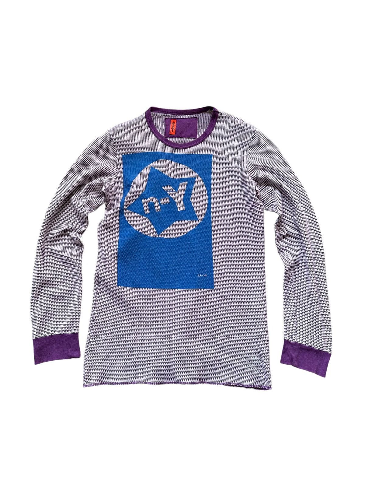 If Six Was Nine 2000's SHU knit waffle long sleeve Size US M / EU 48-50 / 2 - 3 Thumbnail