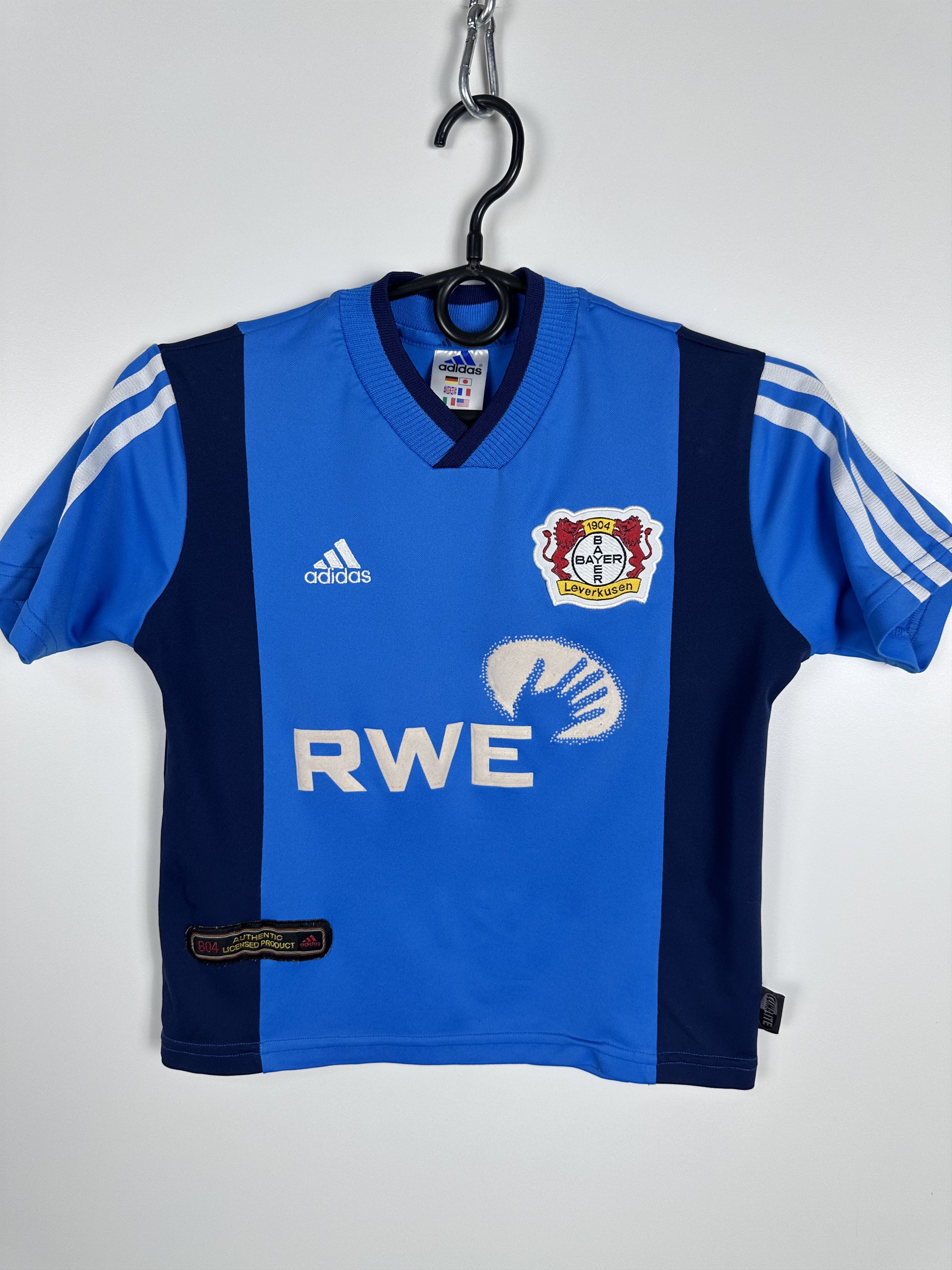 Adidas × Vintage Bayer Leverkusen 2001 Football Shirt Soccer Jersey YOUTH S Size US XXS / EU 40 - 1 Thumbnail