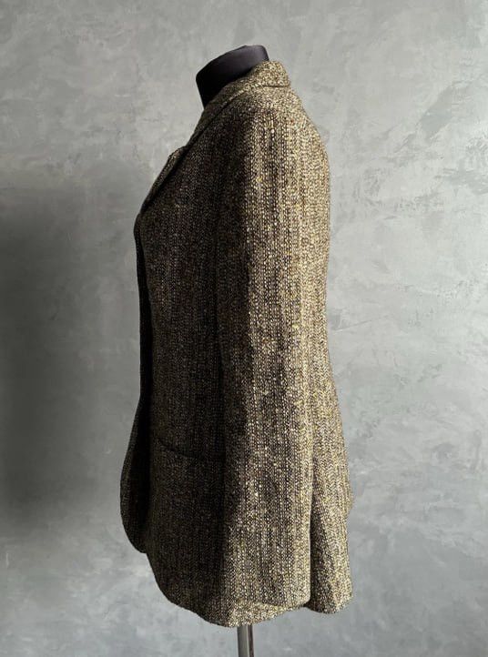 Burberry Vintage Burberry Women’s Tweed Oversized Blazer Jacket Size M / US 6-8 / IT 42-44 - 5 Thumbnail