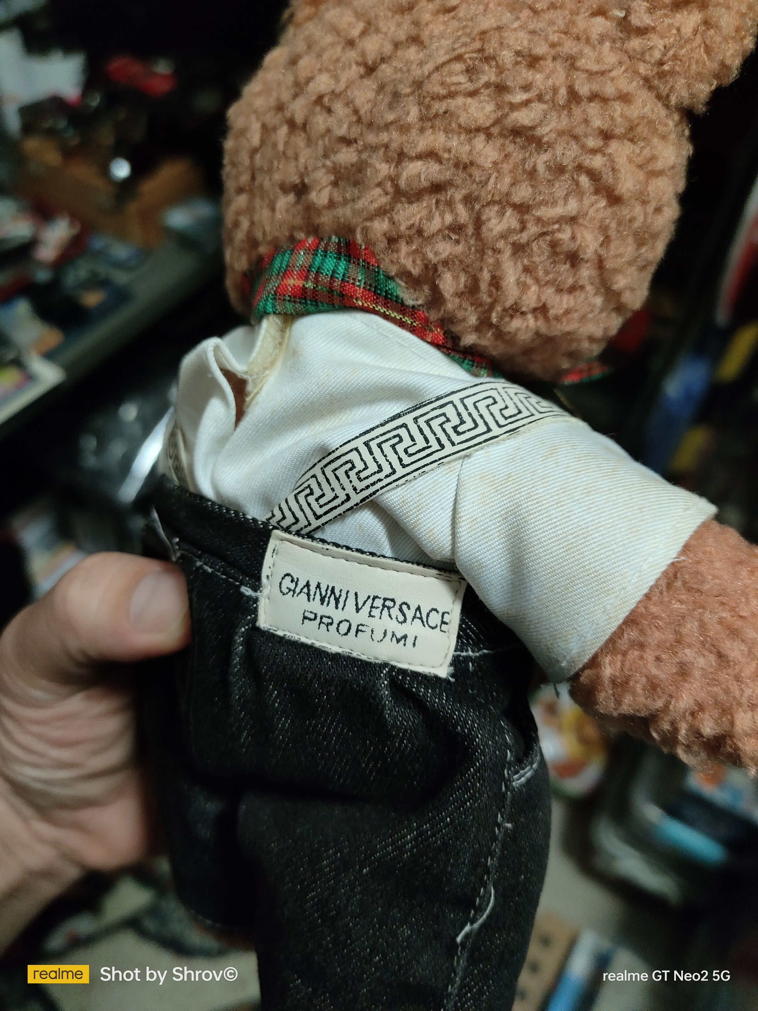 Versace × Versus Versace Vintage Gianni Versace Teddy Bear Plush Toy Cute Size ONE SIZE - 5 Thumbnail