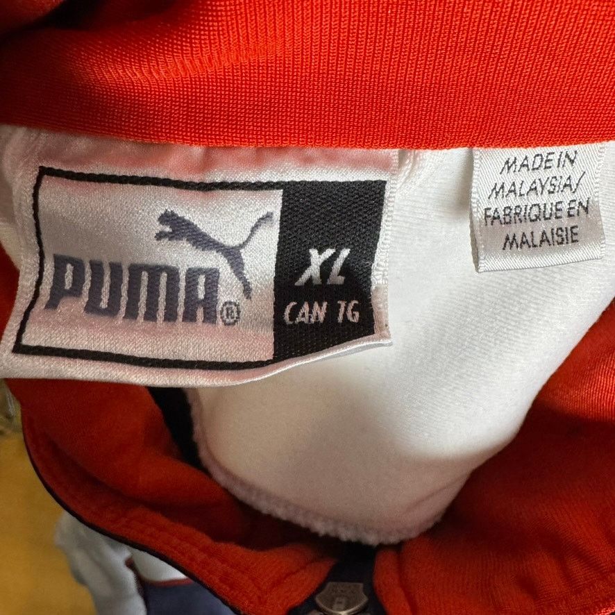 Puma Puma XL Colorblock Track Jacket Big Logo Full Zip World Cup Size US XL / EU 56 / 4 - 7 Thumbnail