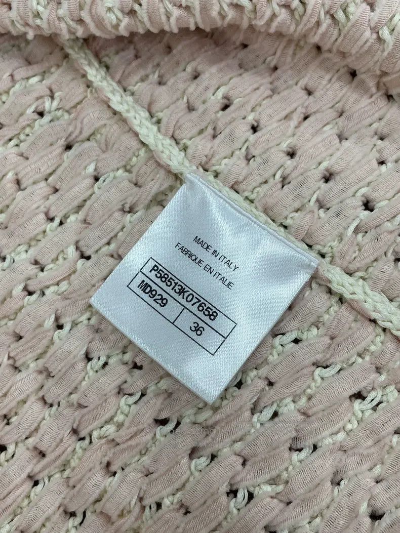 Chanel Chanel Pink braided cardigan jacket Size XS / US 0-2 / IT 36-38 - 6 Thumbnail