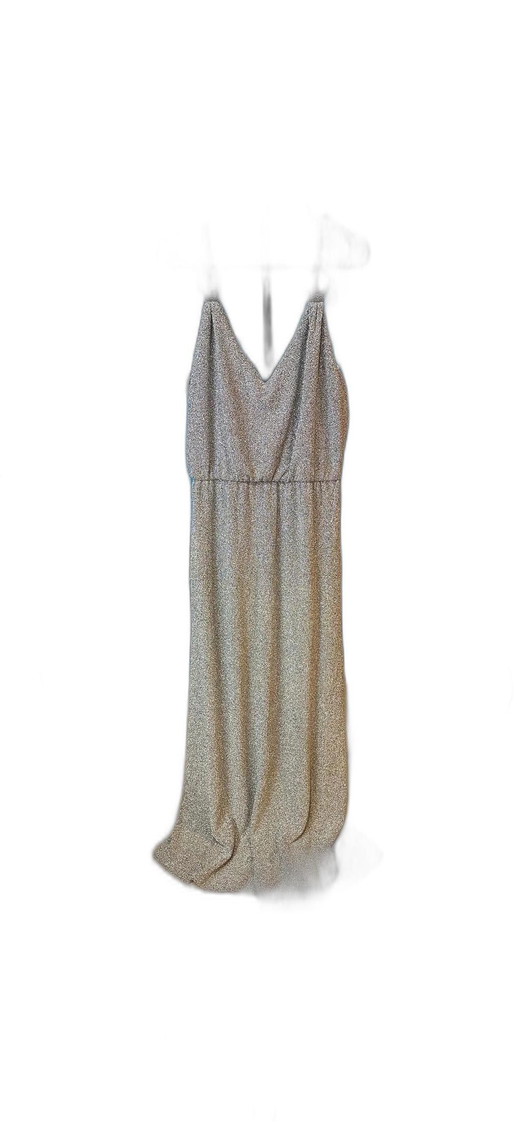 Calvin Klein Calvin Klein Women's Silver Sparkle Maxi Dress, Size 14 Size XL / US 12-14 / IT 48-50 - 1 Thumbnail