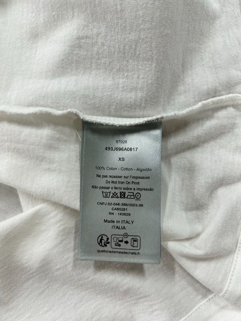 Dior Dior 24 new white line valley pattern short-sleeved cotton Size US XS / EU 42 / 0 - 7 Thumbnail