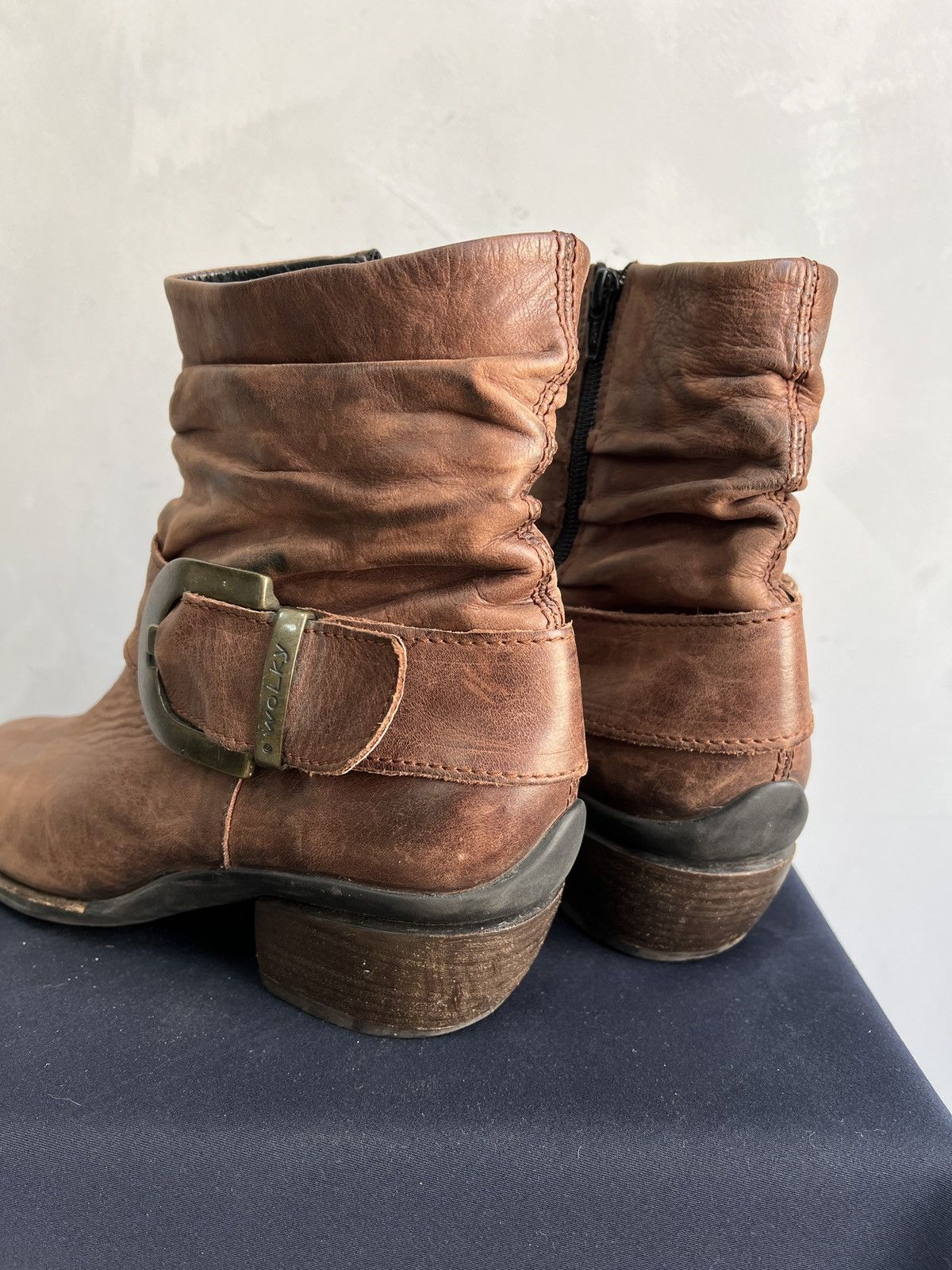 Western Rise Guidi style leather platform boots western style y2k Size US 9 / EU 42 - 7 Thumbnail