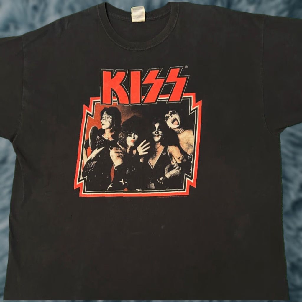 Vintage VINTAGE Kiss Band Tee KISS Catalog 2014 Shirt Mens 2XL Black 90s Rock USA Music Band Logo Short Sleeve T-Shirt Mens Size US XXL / EU 58 / 5 - 1 Thumbnail
