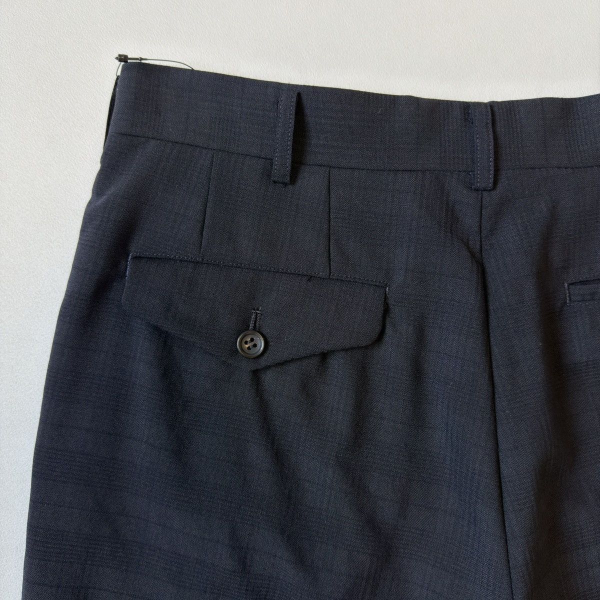 Comme des Garcons S/S 07 Jacquard Check Blue Wool Pants Size US 32 / EU 48 - 11 Thumbnail