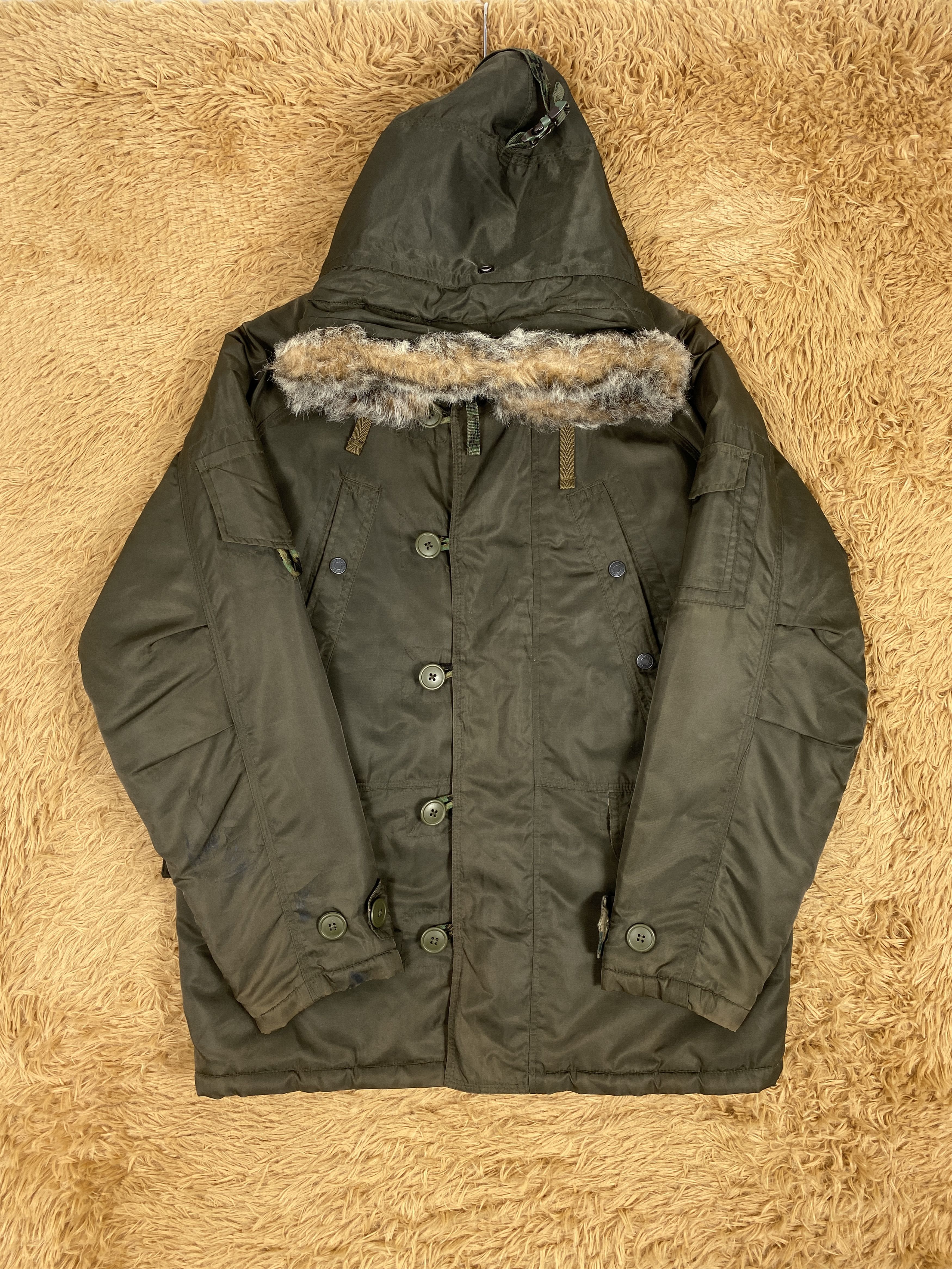 Gap Vintage Gap Hoodie Army Bombers Jacket PJ2468 Size US S / EU 44-46 / 1 - 4 Thumbnail