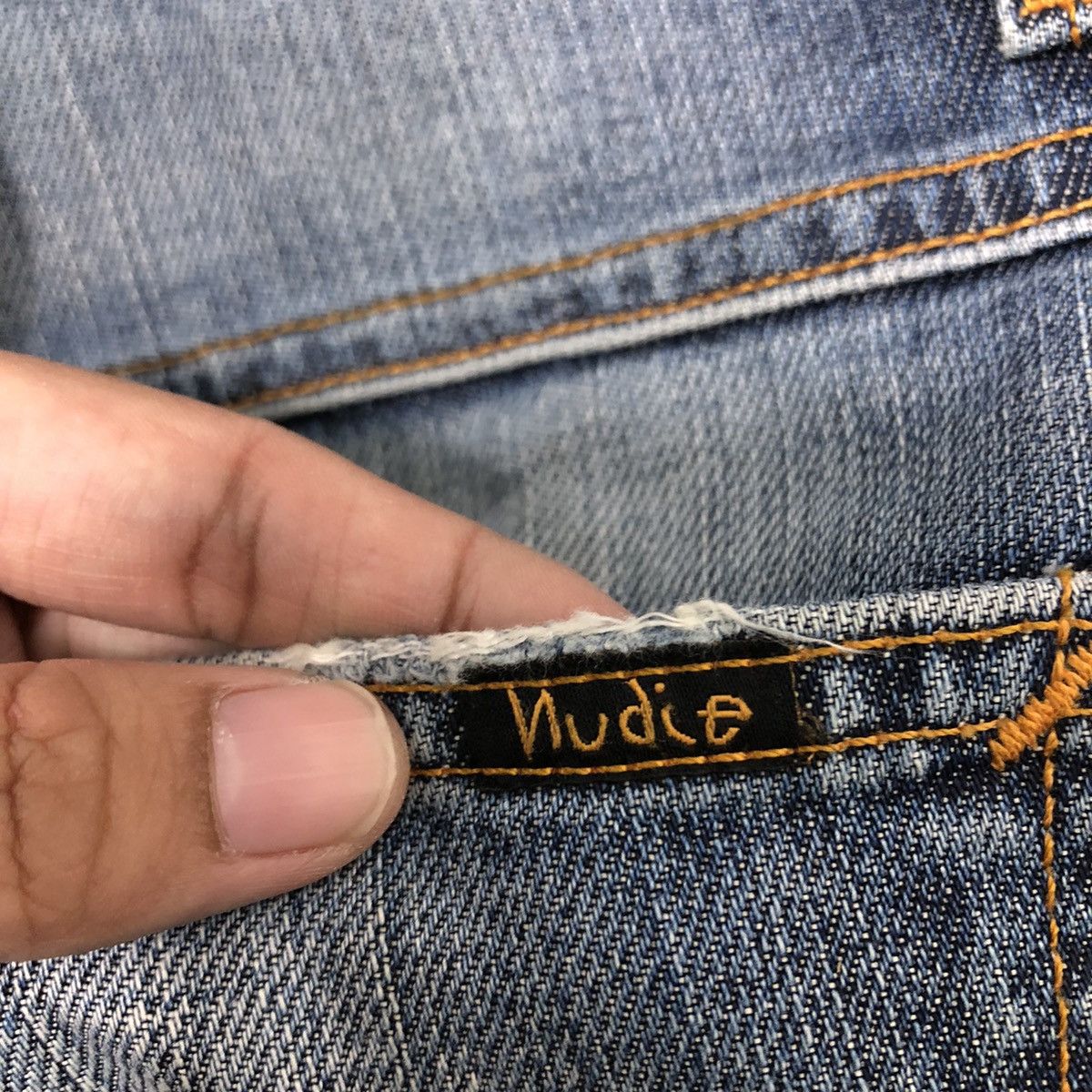 Japanese Brand 🔥Nudie Jeans Co Denim Straight Cut Issey Miyake Design Size US 32 / EU 48 - 16 Thumbnail