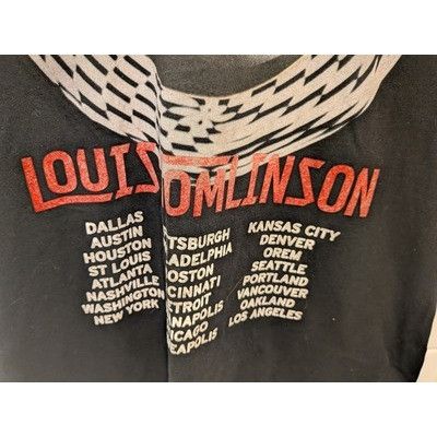 AS Colour Louis Tomlinson Band T-Shirt Cloud Eye Faith In The Future T Size US XL / EU 56 / 4 - 6 Thumbnail